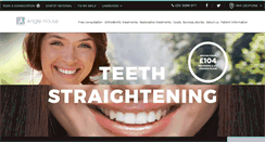 Desktop Screenshot of anglehouseorthodontics.co.uk